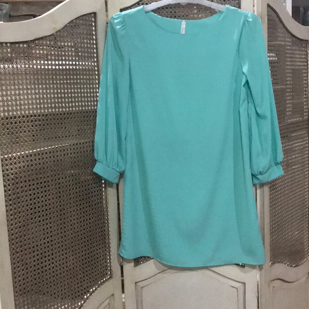 Turquoise Dress